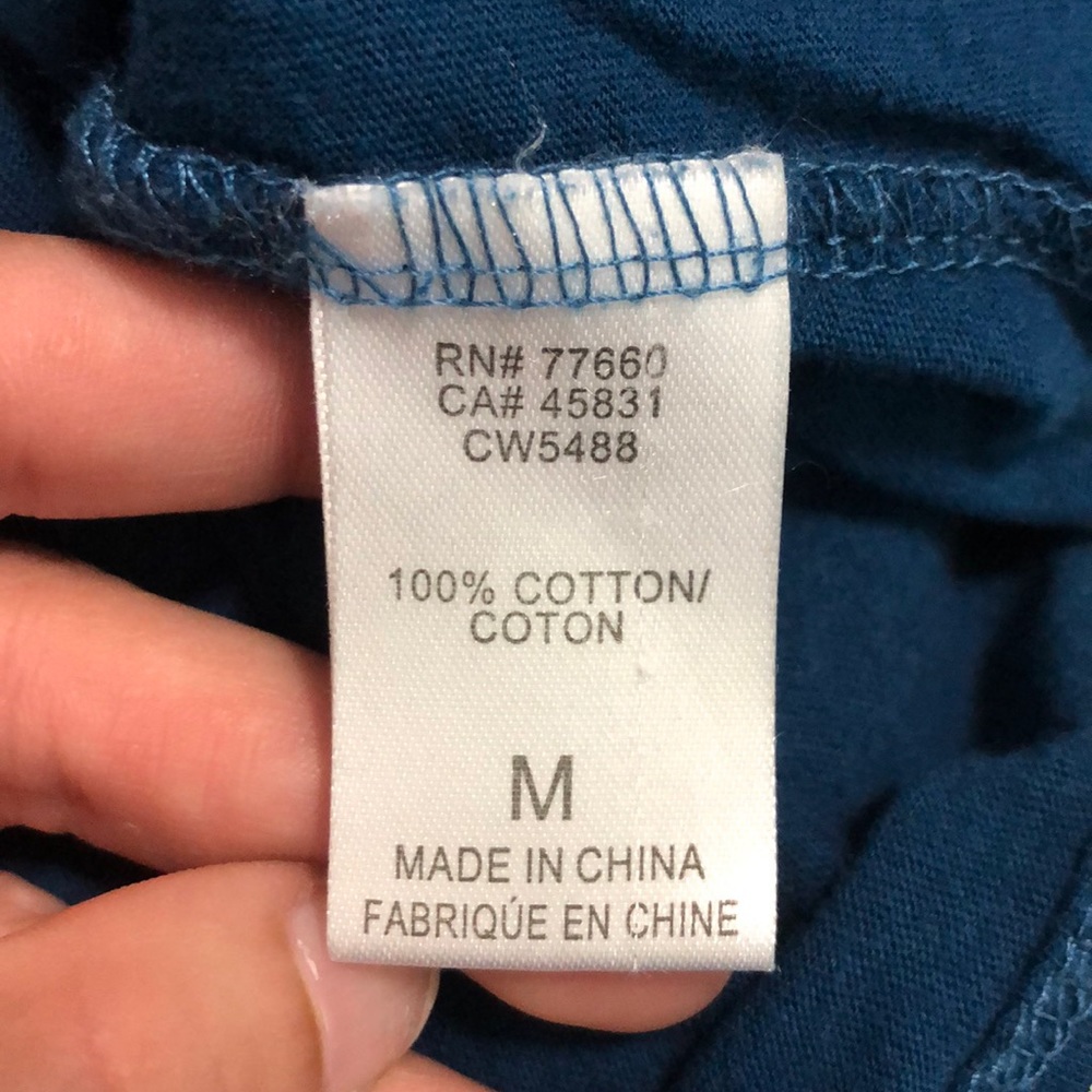 Chaser blue Hamsa print tank size medium - Picture 5 of 5